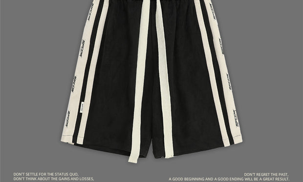 Trendy Brand Suede Sports Shorts Boys Loose