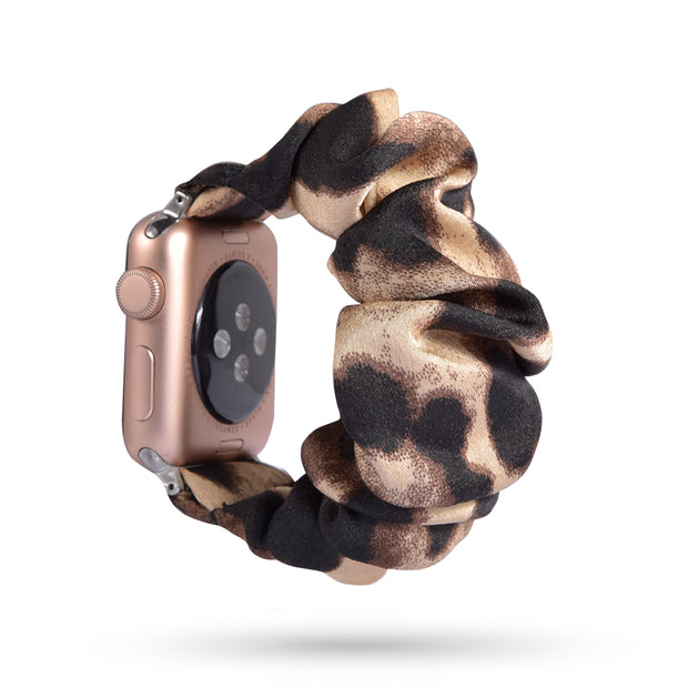 Printed Non-fading Rainbow Replacement Hair Tie Watch Strap