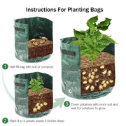 Potato Grow Bags Vegetable Planter Growing Bag DIY Fabric Grow Pot Outdoor Garden Pots Garden Tools Veget Garden