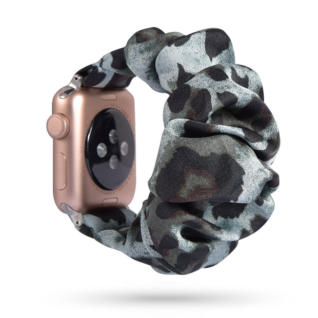 Printed Non-fading Rainbow Replacement Hair Tie Watch Strap