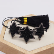 Bohemian Hand-woven Hexagonal Tassel Bracelet