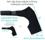Neoprene Shoulder Support Brace Protector for Joint Pain Dislocation Injury Arthritis