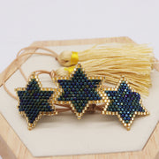 Bohemian Hand-woven Hexagonal Tassel Bracelet