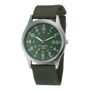 Canvas strap men's watch