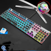 Steampunk mechanical keyboard