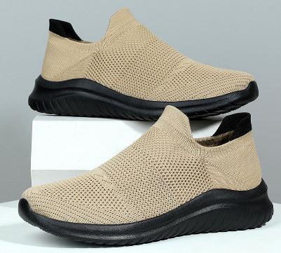 Men's Running Shoes Couple Breathable Lightweight Shoes Outdoor Walking Sneakers