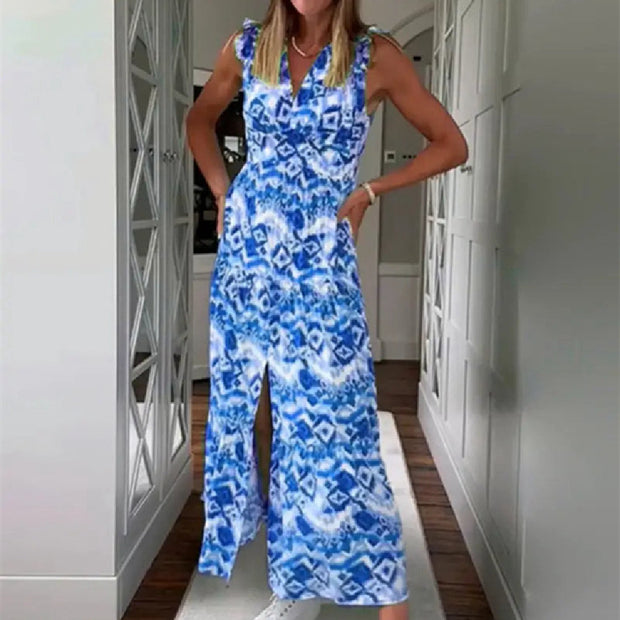 Lady Fashion Printed Dress