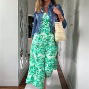 Lady Fashion Printed Dress