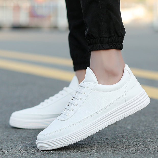 2021 new hot white shoes mens shoes Korean all-match shoes shoes men's British wind in autumn
