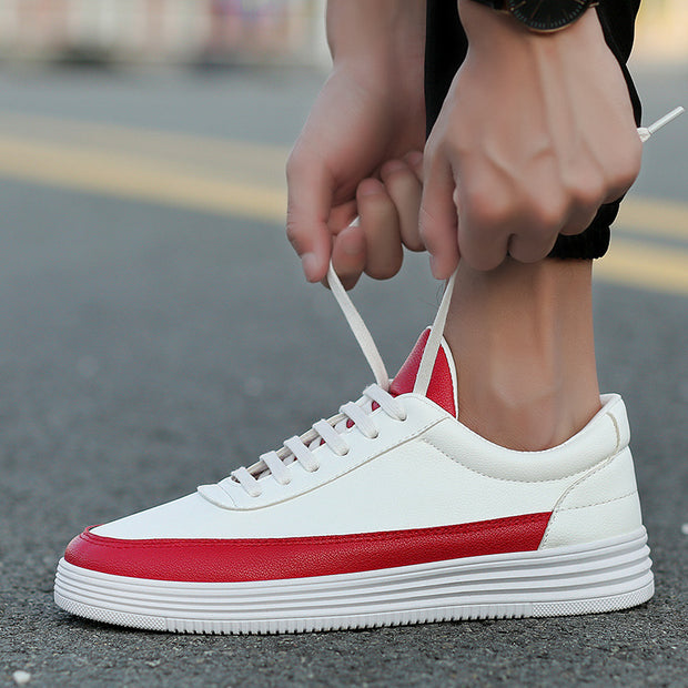2021 new hot white shoes mens shoes Korean all-match shoes shoes men's British wind in autumn