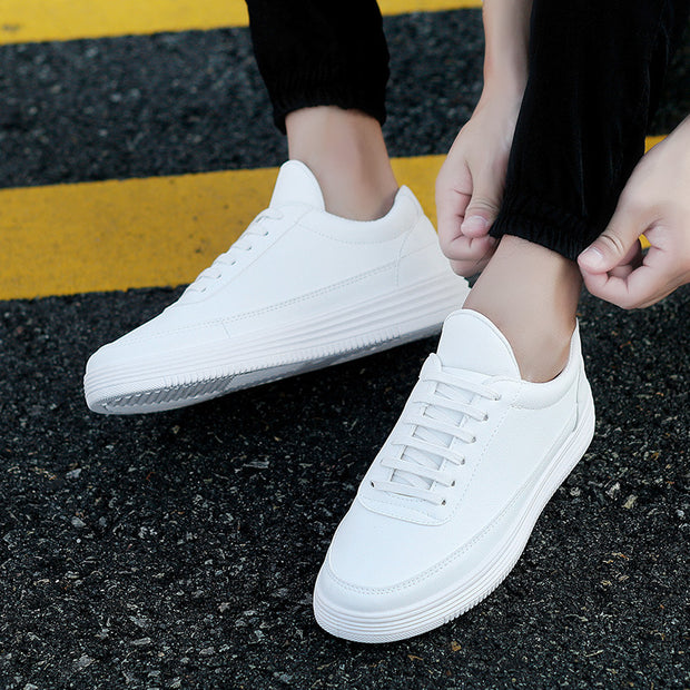 2021 new hot white shoes mens shoes Korean all-match shoes shoes men's British wind in autumn