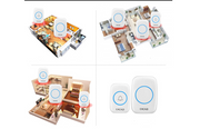 Wireless doorbell home new  long-distance remote control old pager Intelligent exchange doorbell