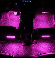 Wireless Remote Car RGB Lights LED Strip Neon Lamp Decorative Atmosphere Lights