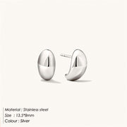 Fashion Simple Stainless Steel Earrings