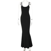 Casual Sleeveless High Waist Slim Fit Camisole Dress