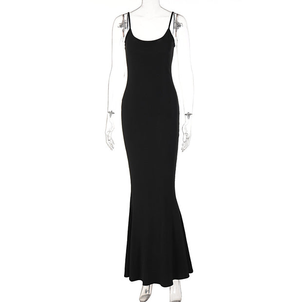 Casual Sleeveless High Waist Slim Fit Camisole Dress