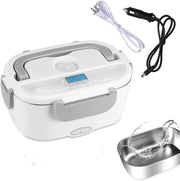 Electric Heating Insulation Heating Car Lunch Box Home Car Dual Purpose Stainless Steel Plastic Combo