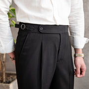 Men's Drape Anti-wrinkle Casual High-waisted Pants