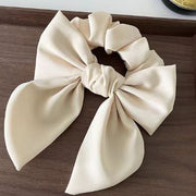 Bow Hair Rope Women's High Ponytail Large Intestine Hair Ring