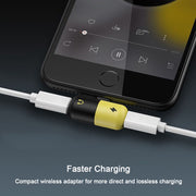 Headphone Adapter 8X Three-in-One Converter Line Charging Listening Songs Eating Chicken Splitter Capsules