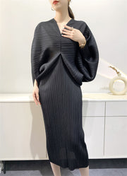 Pleated Skirt Younger Fashion Loose Large Size Mid-length Pleated
