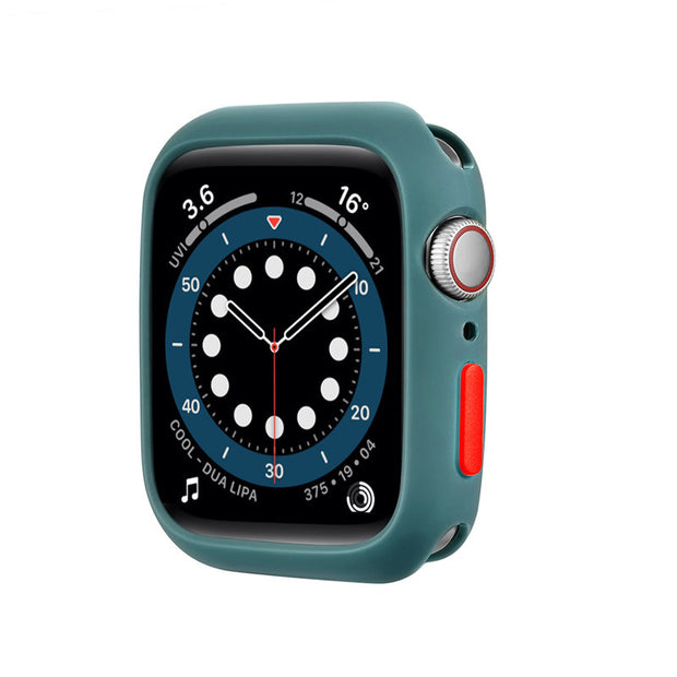 Compatible with Apple, Protective Cover 6th Generation Watch Shell Button Candy Cover Iwatch6 5 4 3 2