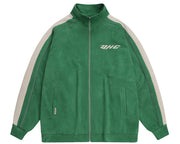 Men's Suede Vintage Baseball Jacket
