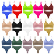 Large U Back Vest Set With Chest Pad Suspender Underwear