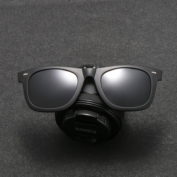 Polarized Clip Can Be Turned Up Color Film Trendy Unique Mitin Sunglasses Clip