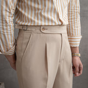 Men's Drape Anti-wrinkle Casual High-waisted Pants
