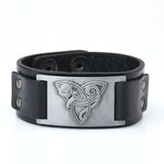 Triangle Fox Metal Bracelet Couple Leather Bracelet