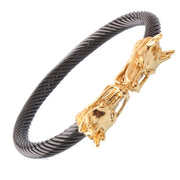 Stainless Steel Wire Rope Faucet Open-ended Bracelet