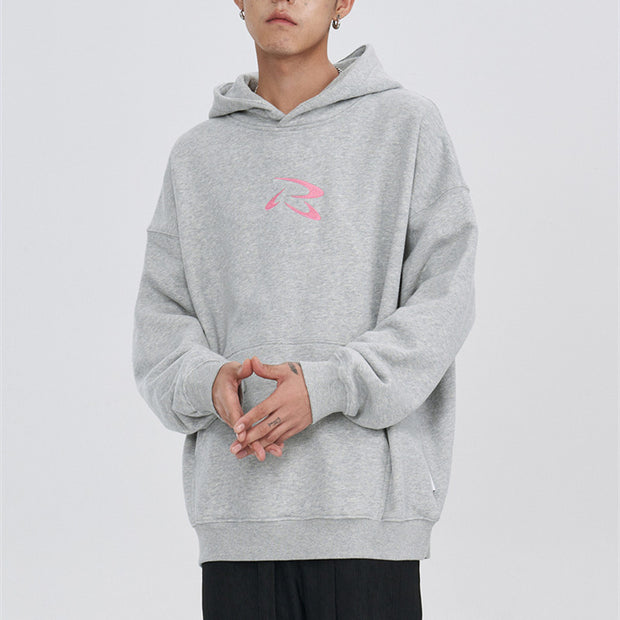Frisbee Towel Embroidered Hoodie Men's Retro