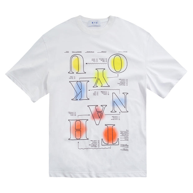 Men's Fashion Wear Loose Short-sleeved T-shirt Cotton