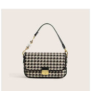 Fashion Ins Houndstooth Pattern Shoulder Bag