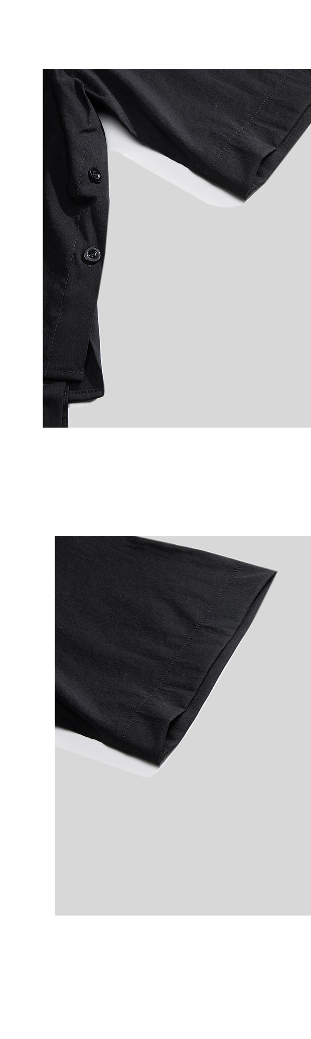 Men's Square Neck Loose Shirt With Short Sleeves