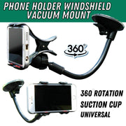 Car Windshield Vacuum Mount Cell Phone Holder Stand For Universal IPhone Samsung