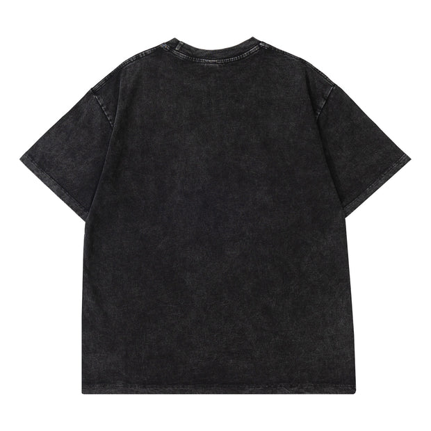 Heavy Men's And Women's Same Style Short Sleeve