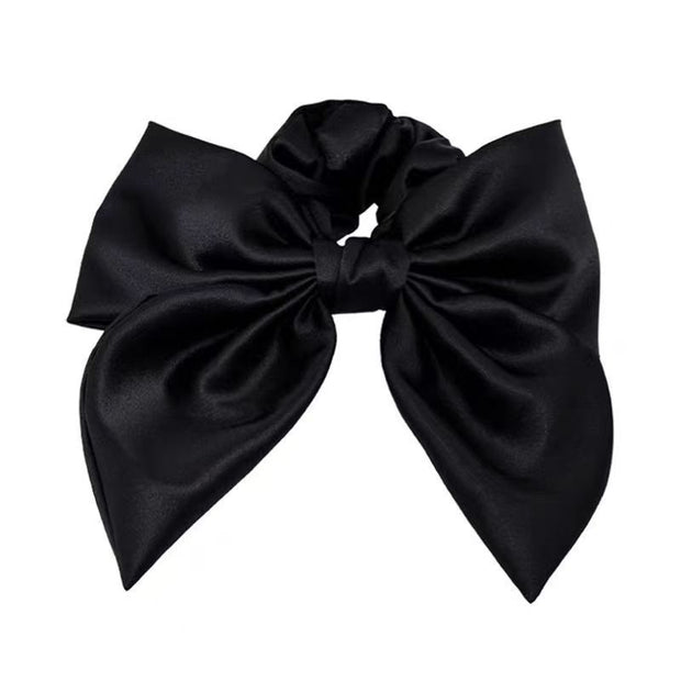 Bow Hair Rope Women's High Ponytail Large Intestine Hair Ring