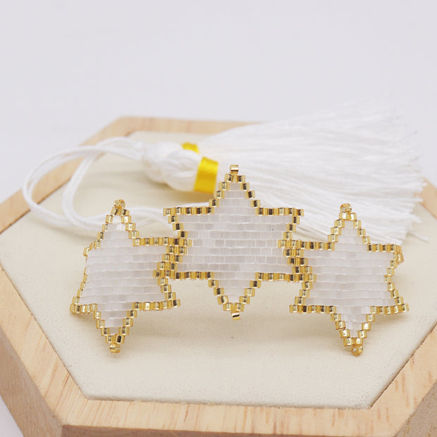 Bohemian Hand-woven Hexagonal Tassel Bracelet