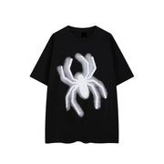 Retro Design Sense Couple Spider Flocking Top