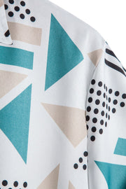 Large Size Men's Casual Fashion 3D Digital Printing Short Sleeve Shirt