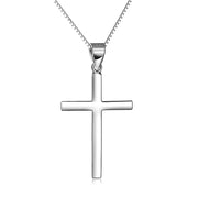 S925 Sterling Silver Cross Necklace