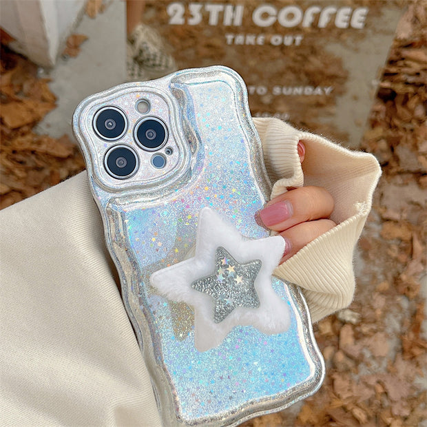 Plush Star Holder Phone Case