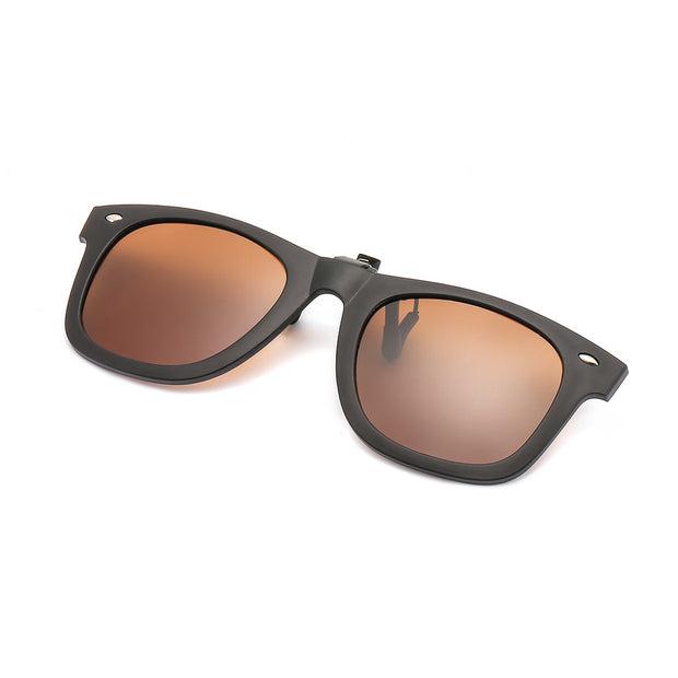 Polarized Clip Can Be Turned Up Color Film Trendy Unique Mitin Sunglasses Clip