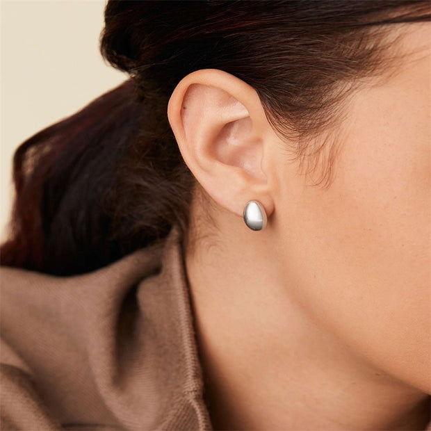 Fashion Simple Stainless Steel Earrings